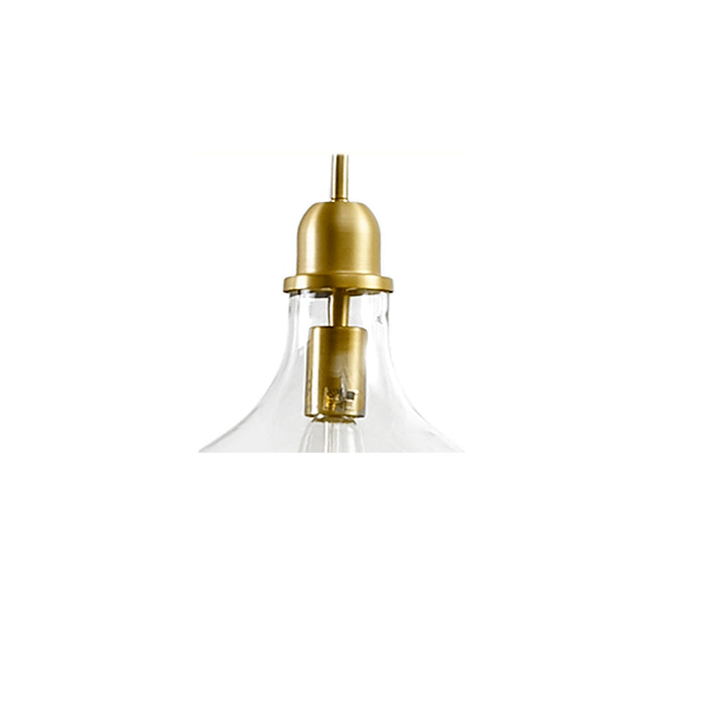 Auburn Arched Floor Lamp with Marble Base - Gold