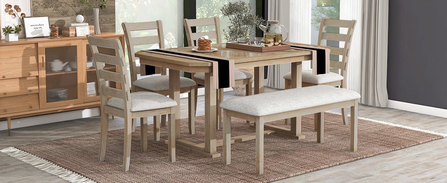 MAICOSY 6Pc Dining Table Set