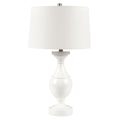 Blythe Resin Table Lamp - White