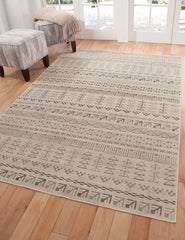 Ivory Brown Natural Area Rug