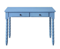 Classic Style Writing Desk - Blue Finish