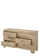 Rustic Style Solid Wood Dresser - Natural