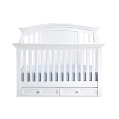 White solid Wood 4-in-1 Convertible Crib