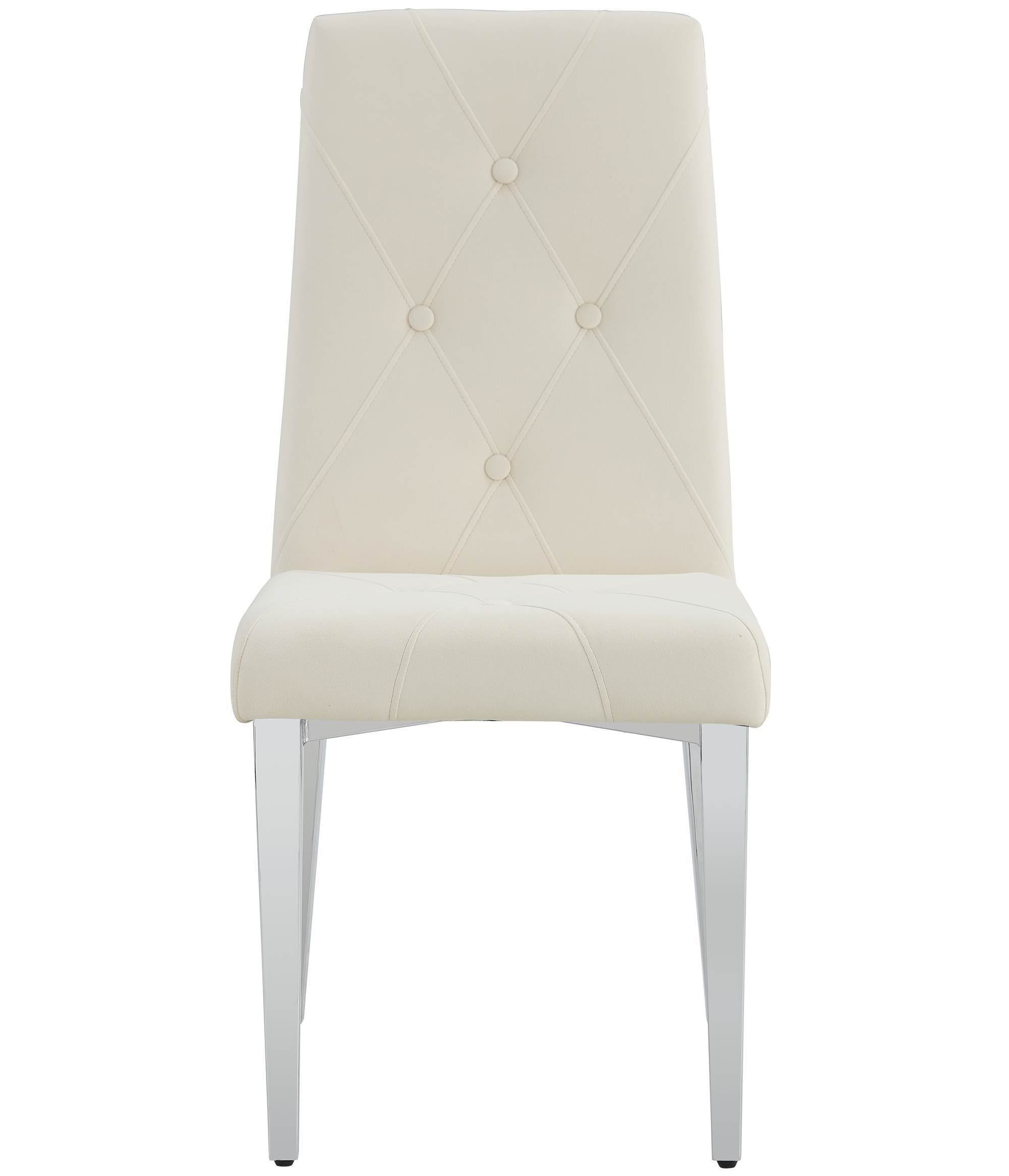 Modern Style Kitchen Upholstered High backrest Dining Chairs (Set of 2) - Beige