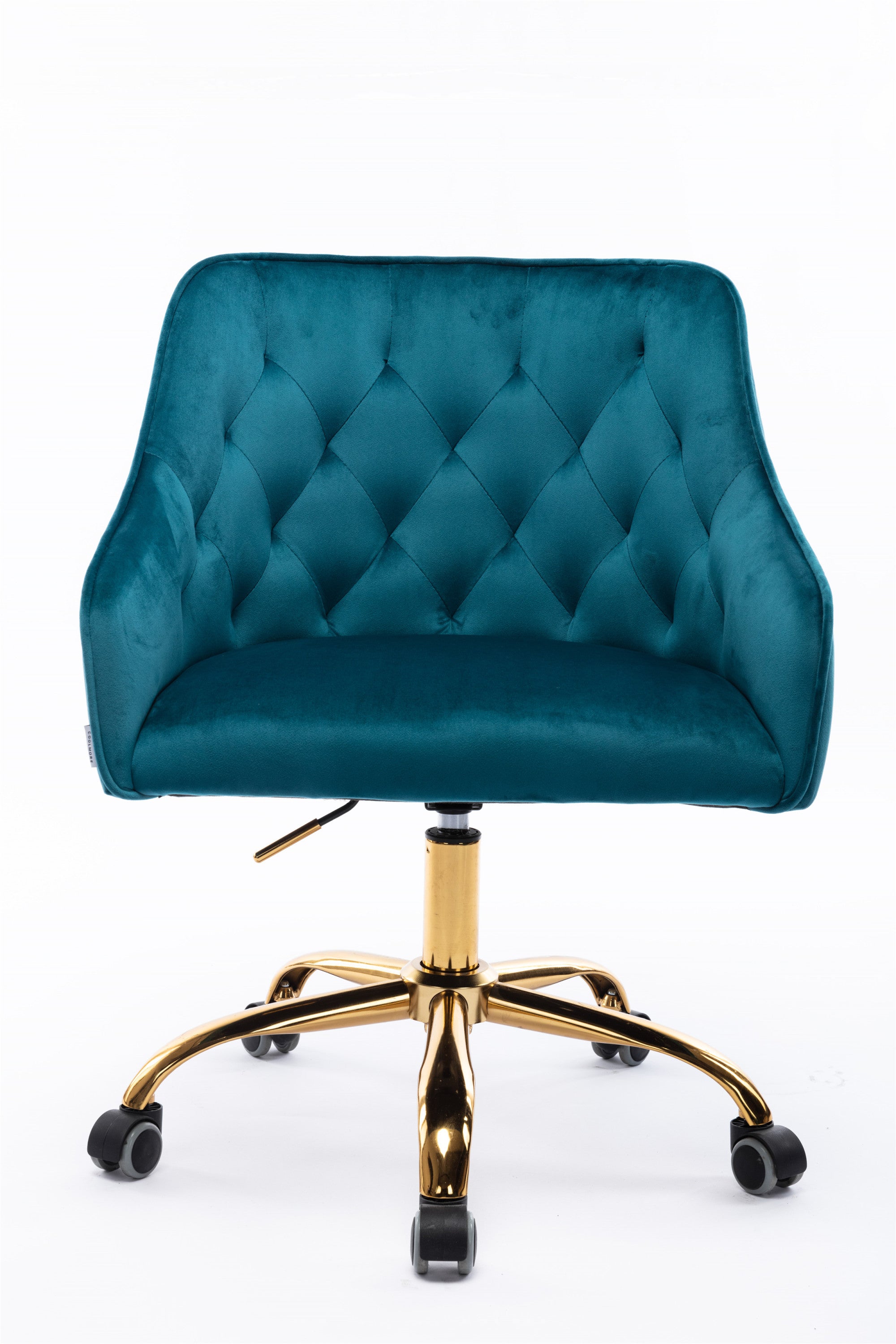 Modern Swivel Shell Chair - Teal