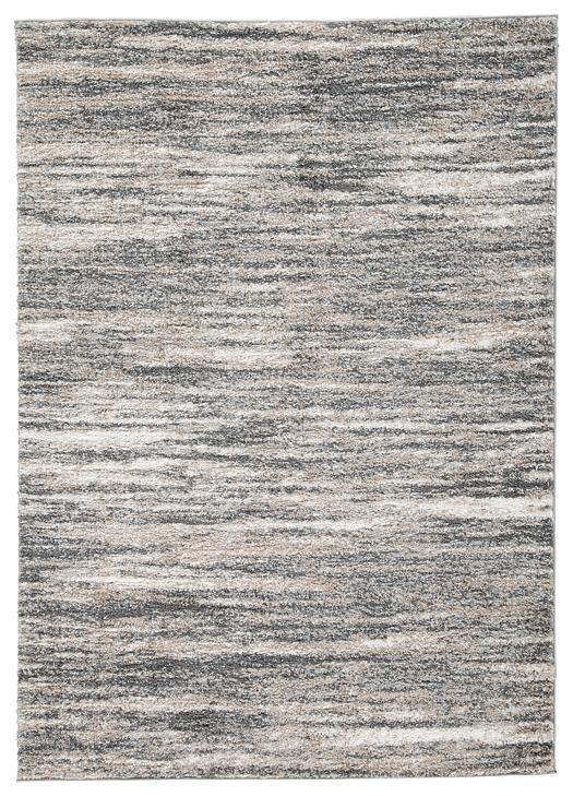 Gizela Ivory+Beige+Gray Contemporary 5'3" x 7'3" Rug