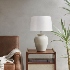 Cream Ceramic Table Lamp