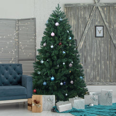 6FT PE/PVC Mixed Green Artificial Christmas tree