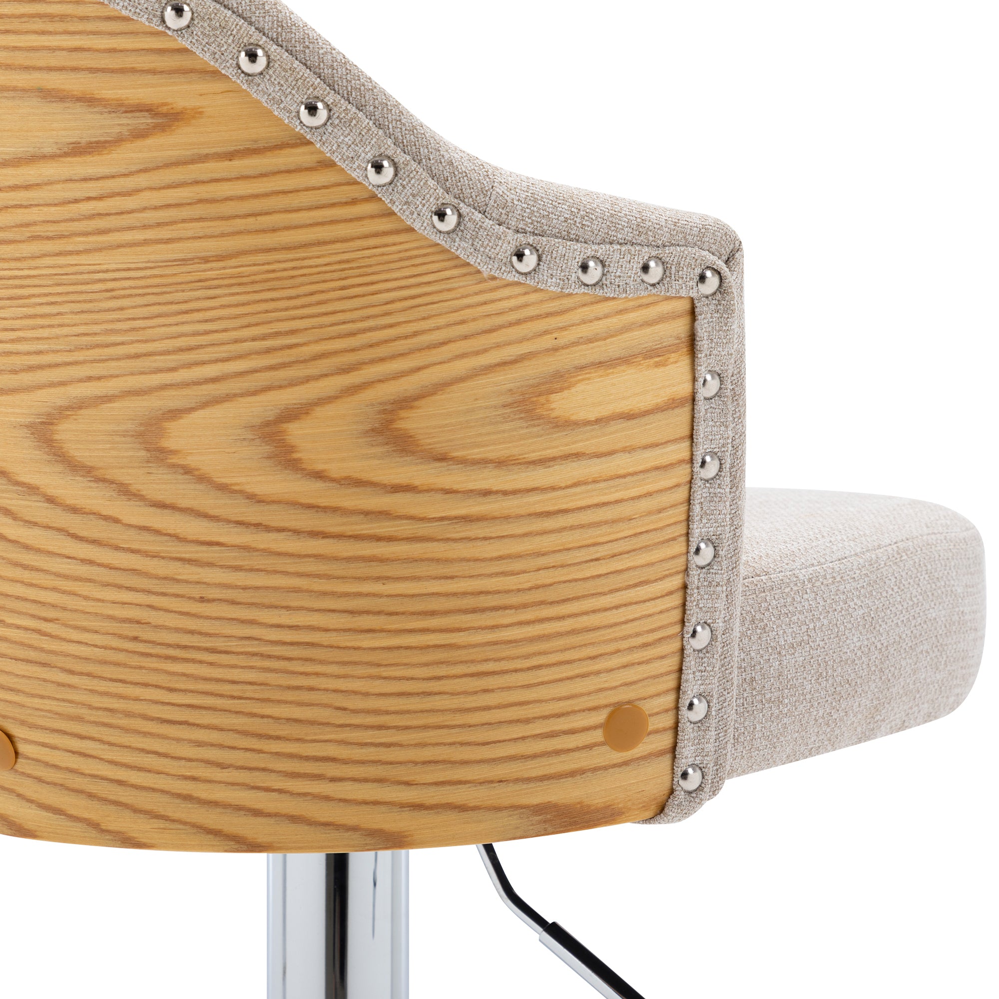 Counter Swivel Bar Stools Adjustable (Set of 2) - Beige