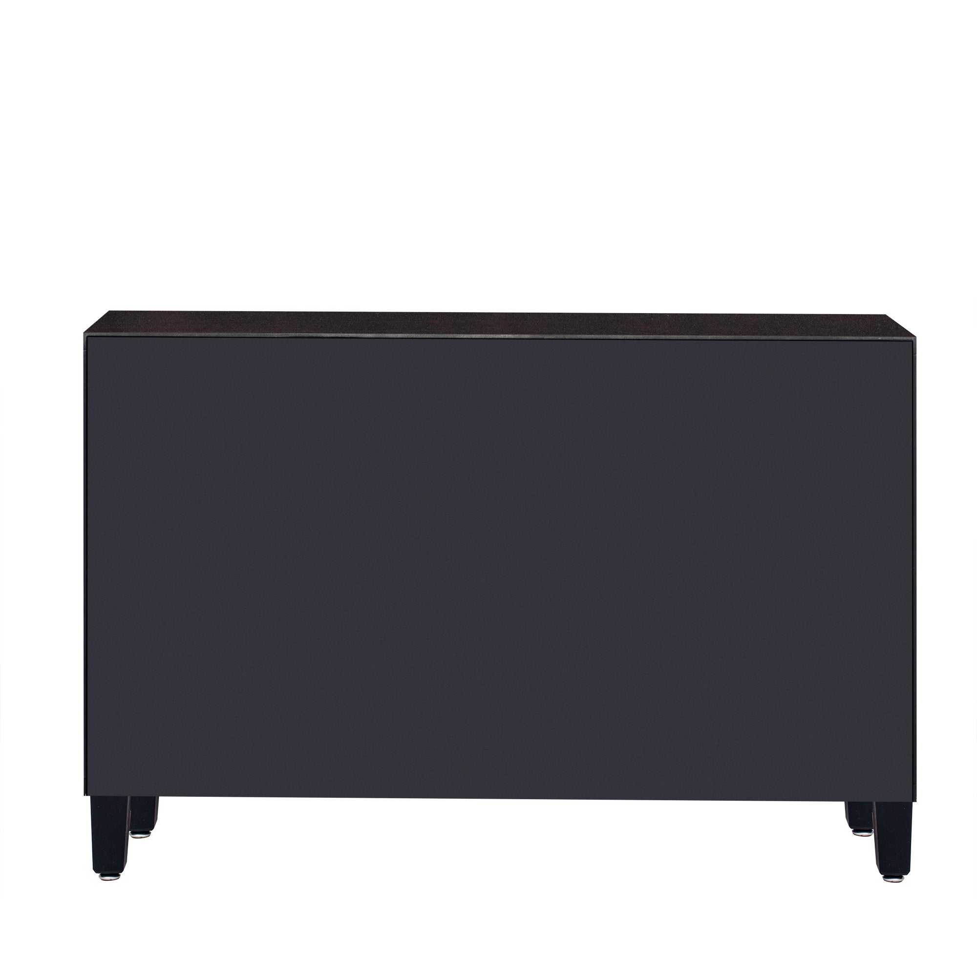 Cabinet Sideboard Wooden with Antique Pattern Doors - Antique Espresso