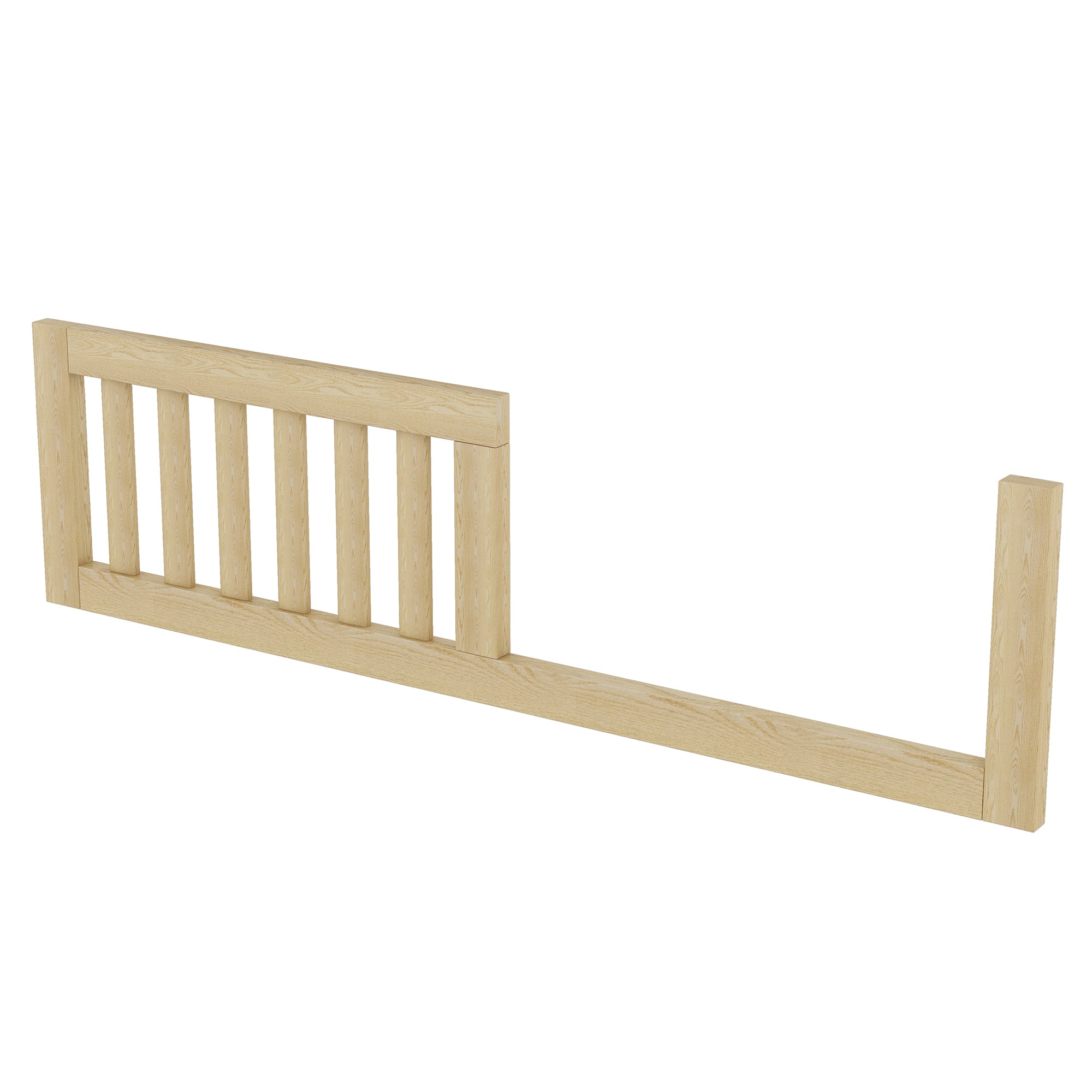 Convertible Crib/Full Size Bed with Changing Table - Natural