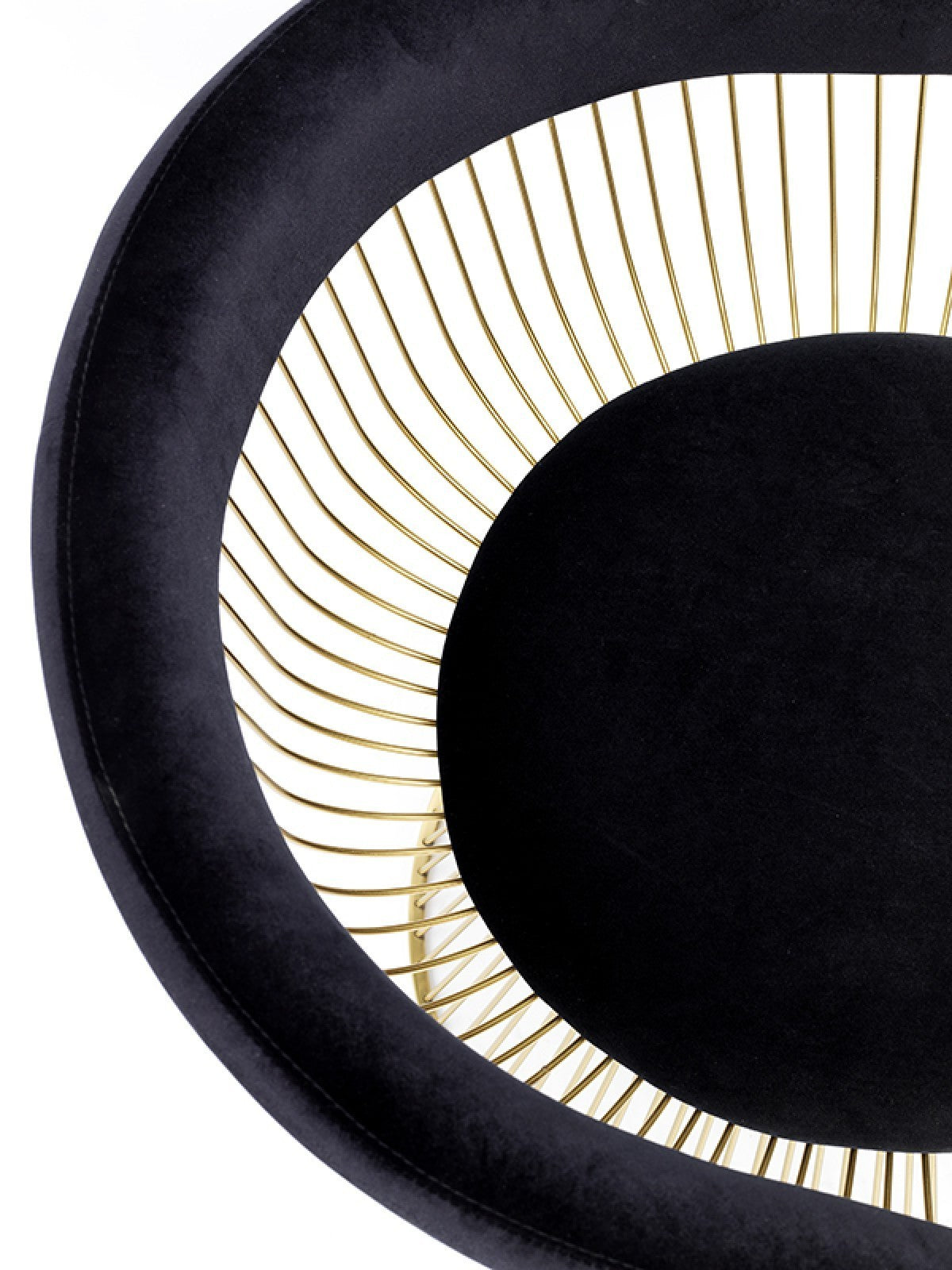 Black Velvet Chair