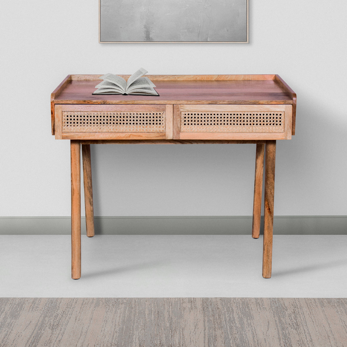 Handcrafted Mango Wood Farmhouse Desk