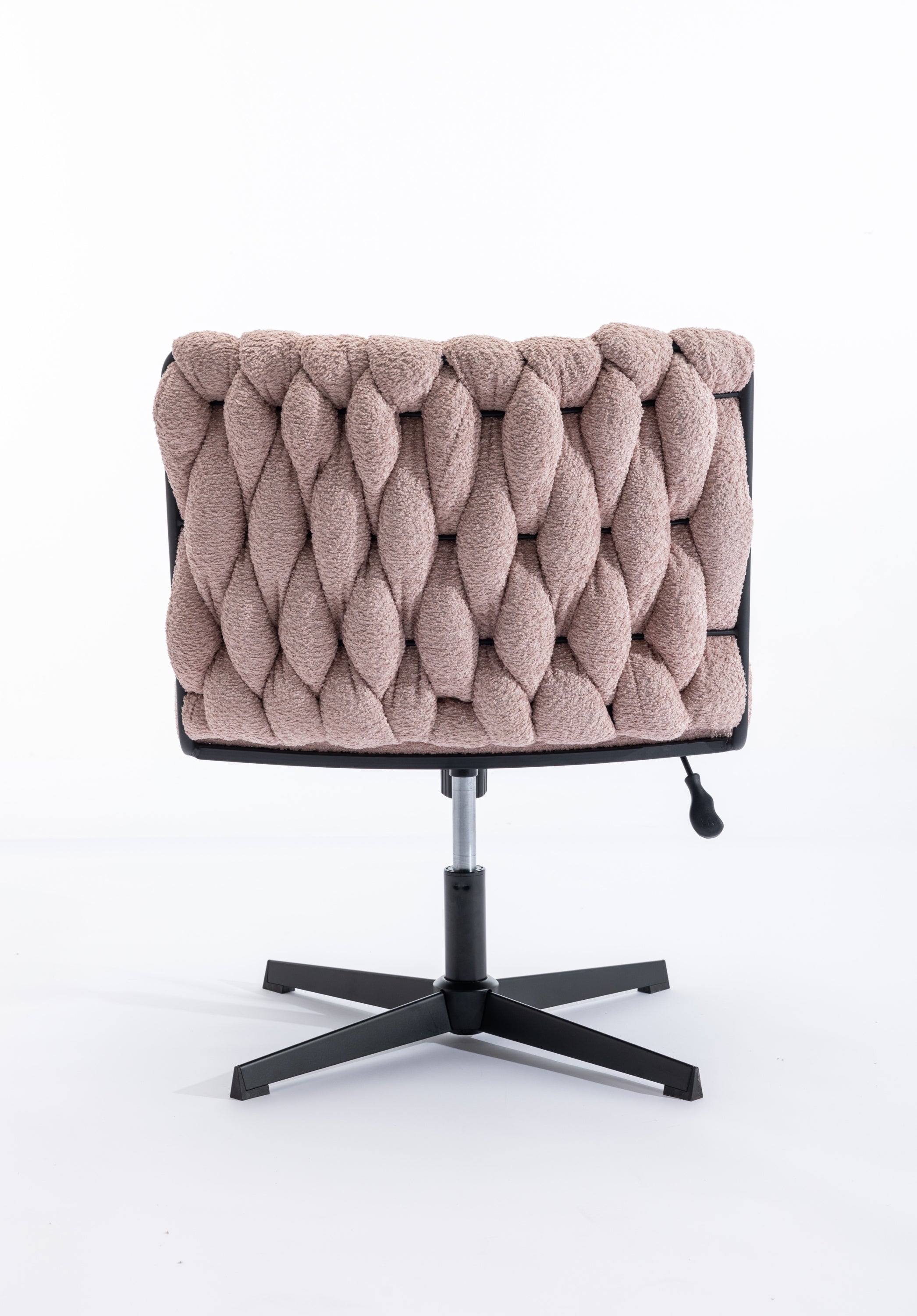 Armless Office Desk Chair No Wheels - Pink