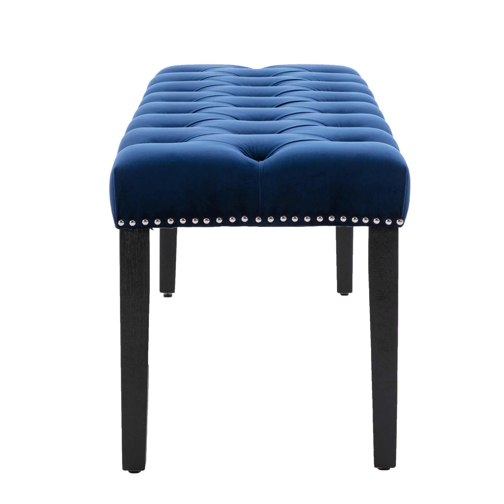 Blue Velvet Bench