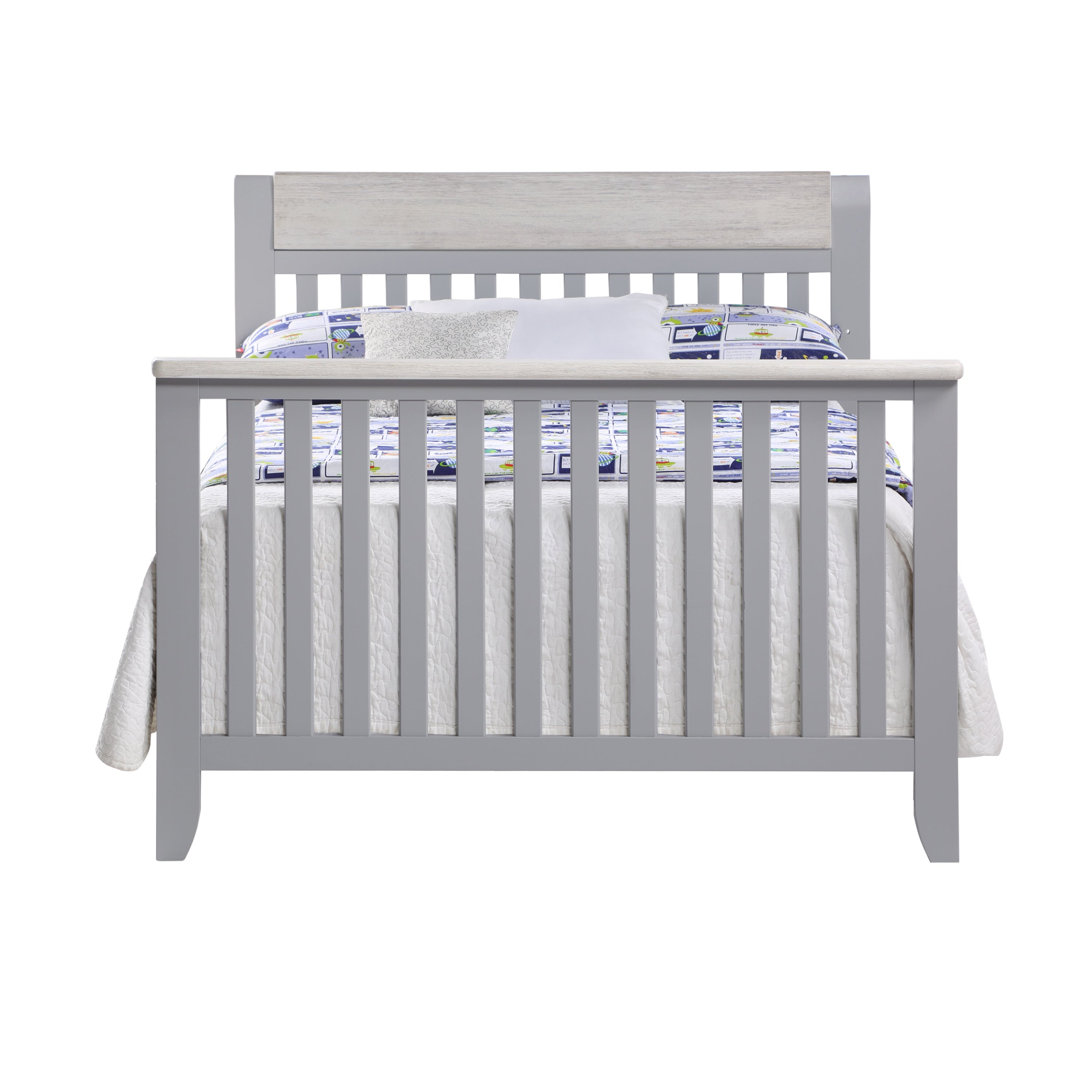 Gray/Weathered Granite 4-in-1 Convertible Crib