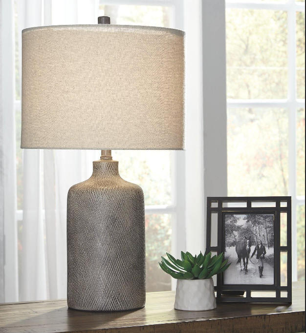 Antique Black Contemporary Table Lamp