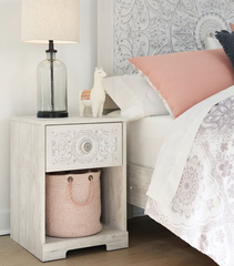 Whitewash Nightstand