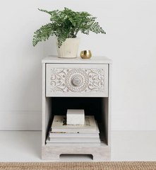 Whitewash Nightstand