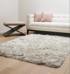 Shag Ivory Area Rug