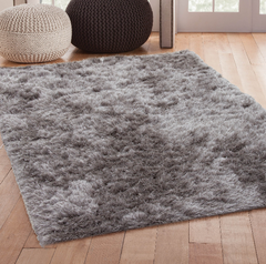 Shag Grey Area Rug