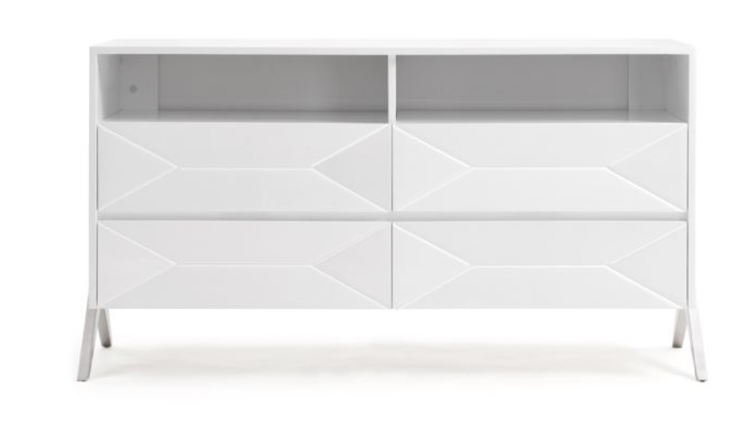 Candid Modern White Dresser