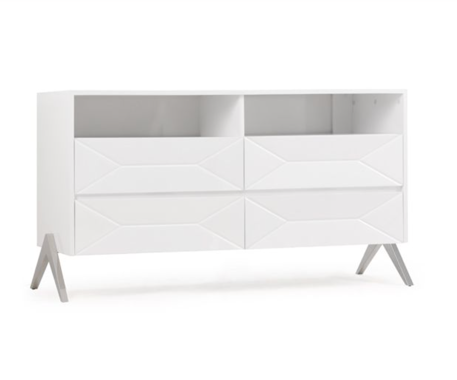 Candid Modern White Dresser