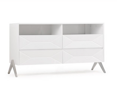 Candid Modern White Dresser