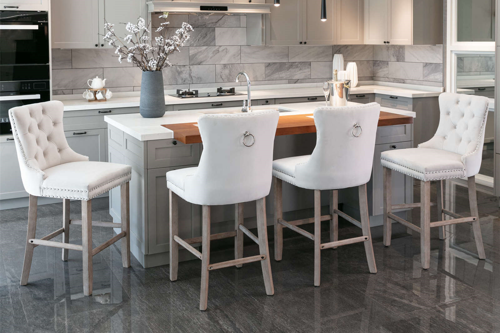 Beige Barstools