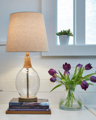 Brown Rustic Table Lamp