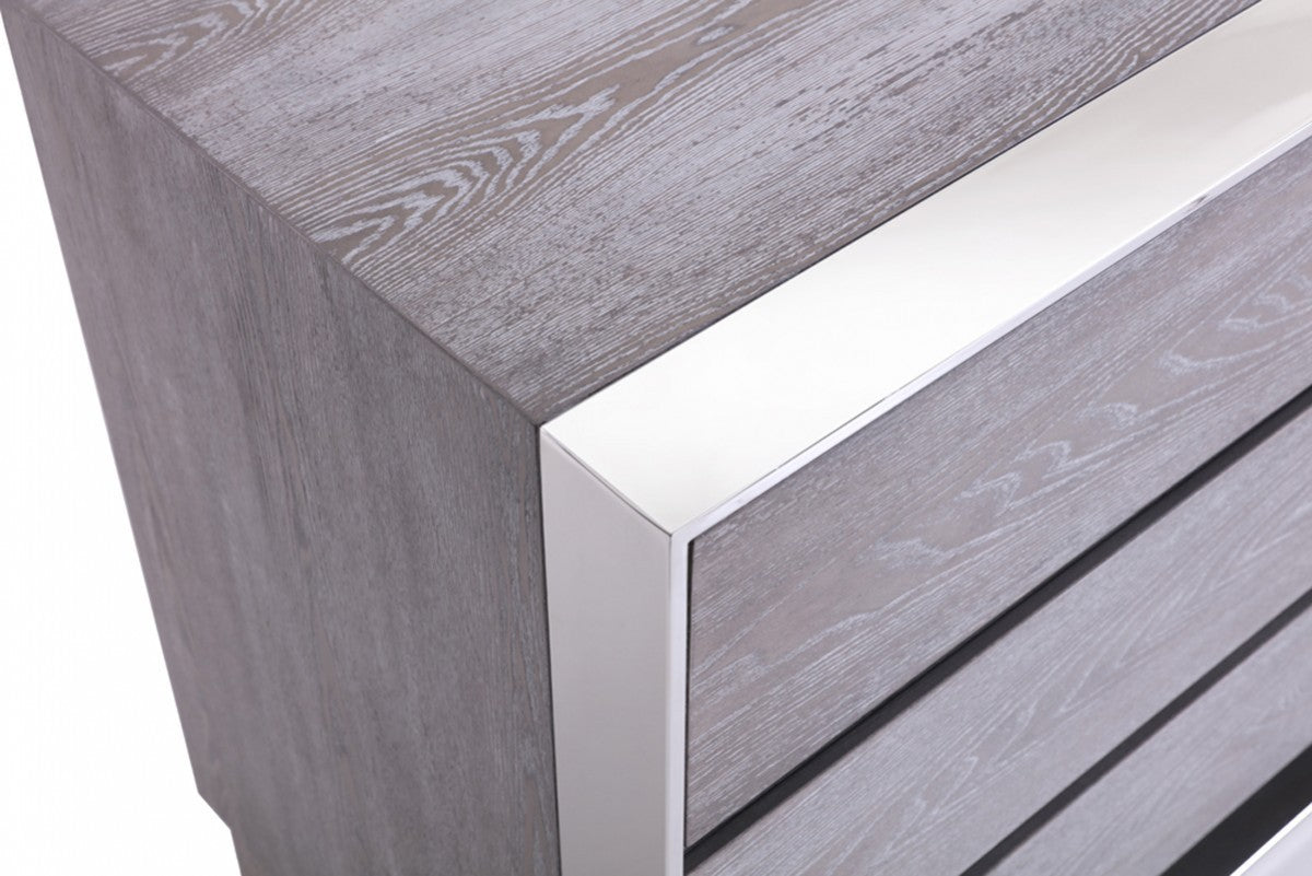 Modern Grey Elm Dresser