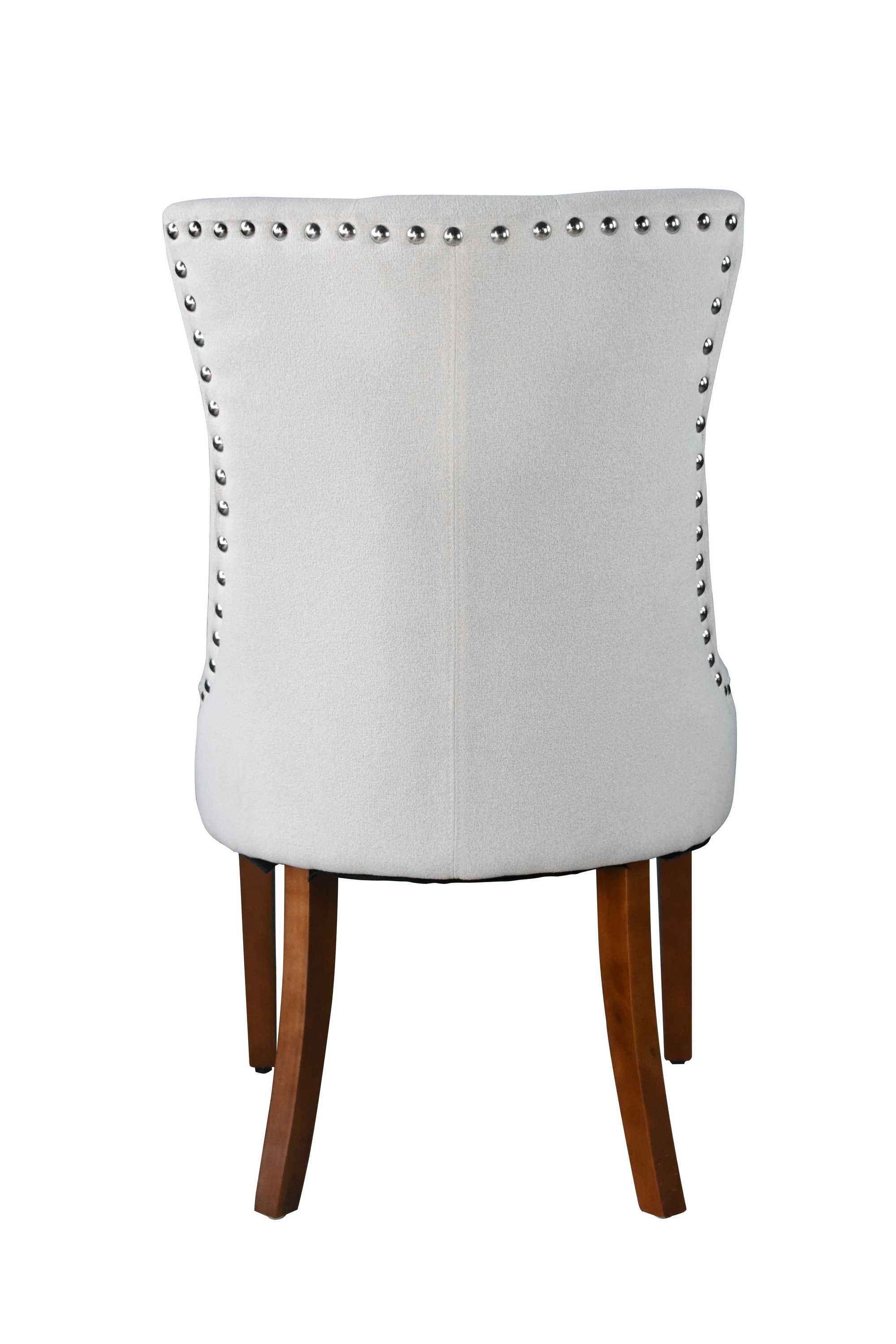 Modern Dining Chairs (Set of 2) - Cream White