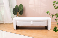Bench with Storage - Beige