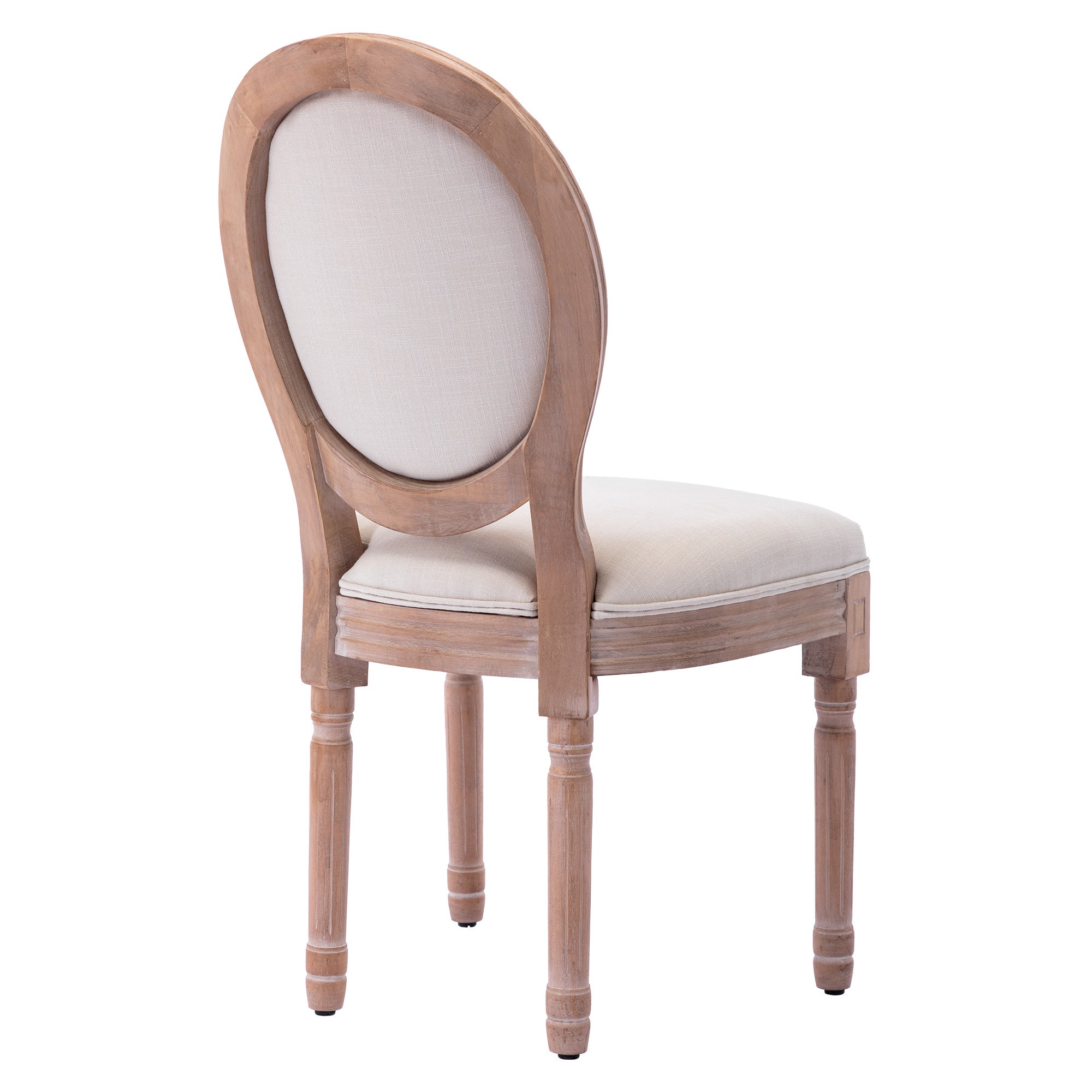 Beige Dining Chair Set
