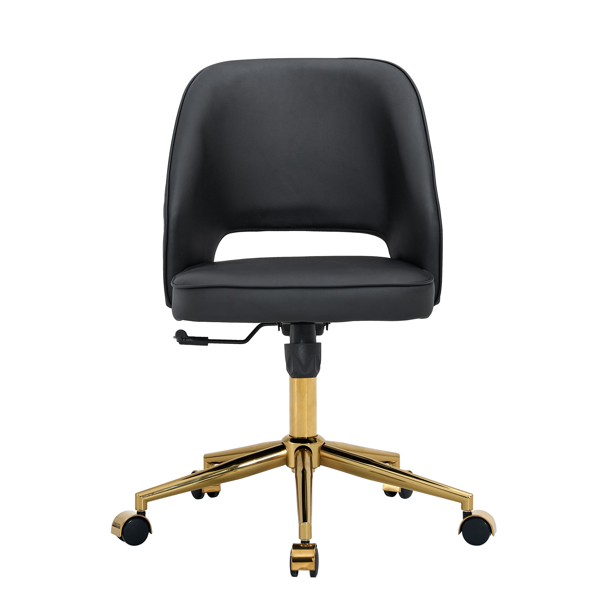 Modern Office Chair Adjustable 360 ° Swivel Chair - Black