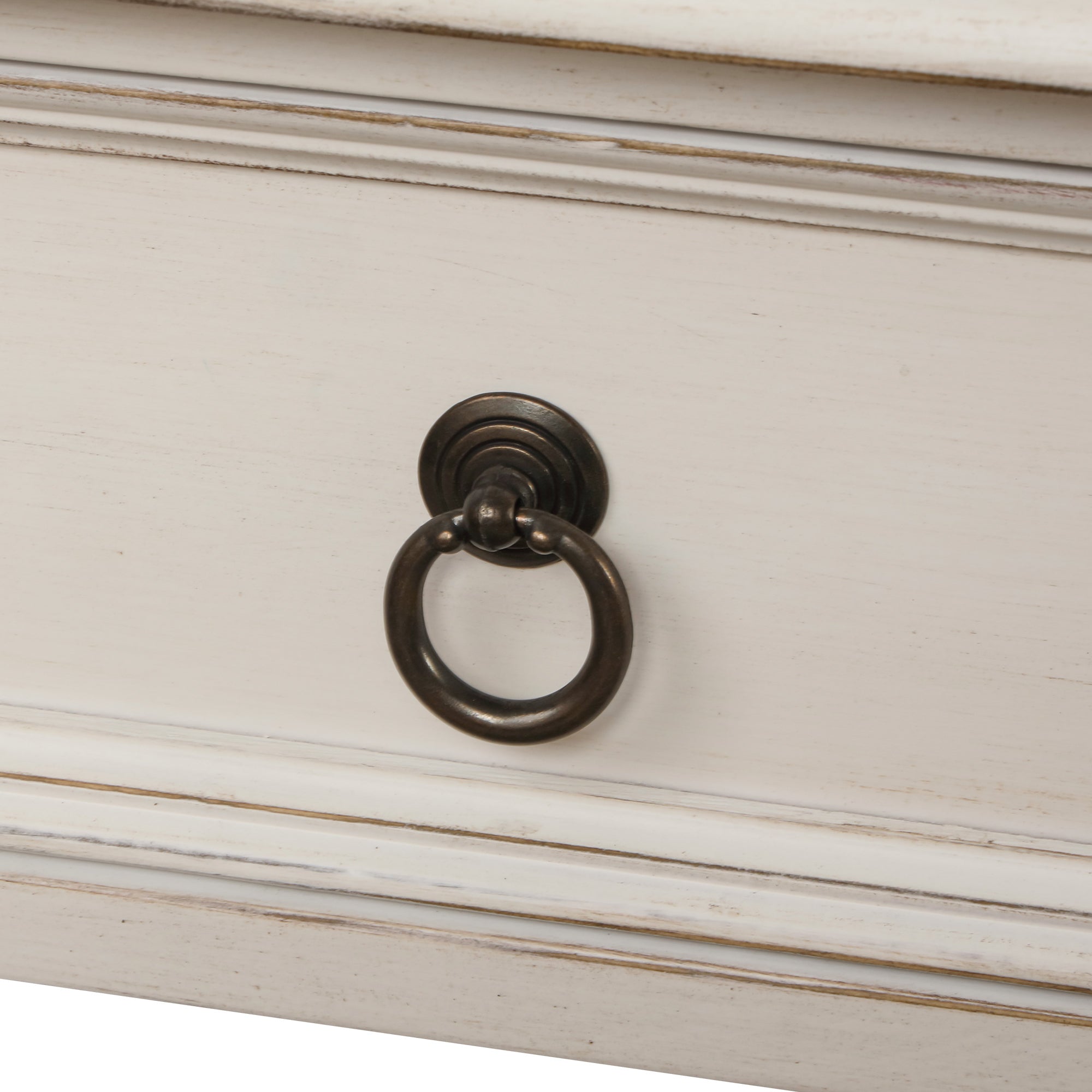 Console table with a long shelf