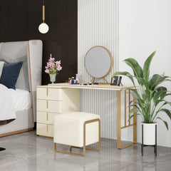 Modern Makeup Vanity Set - Beige