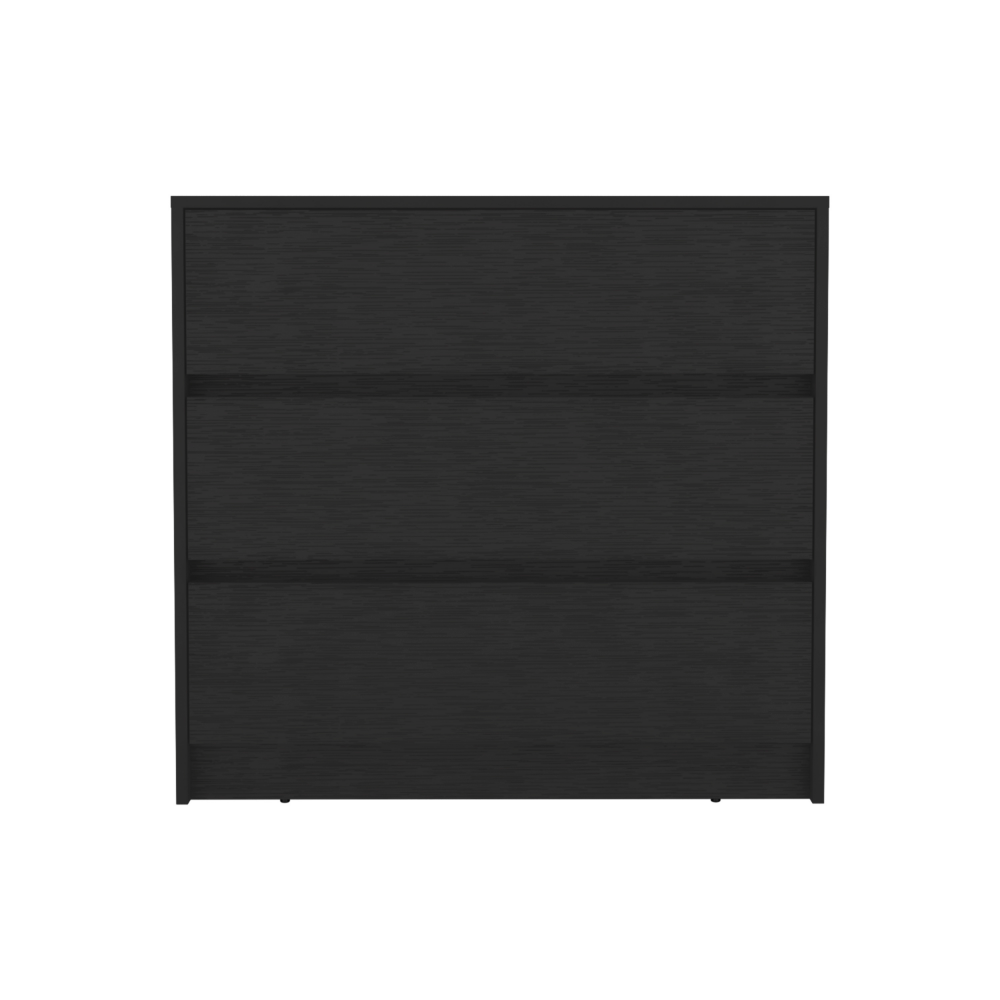 Austin Three Drawer Dresser, Pull Out Mechanism - Black