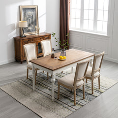 French Cream Linen Set