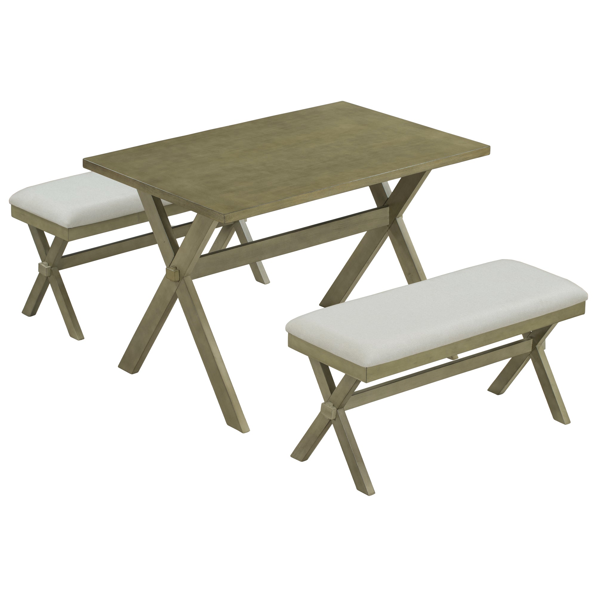 3 Pcs Farmhouse Table Set