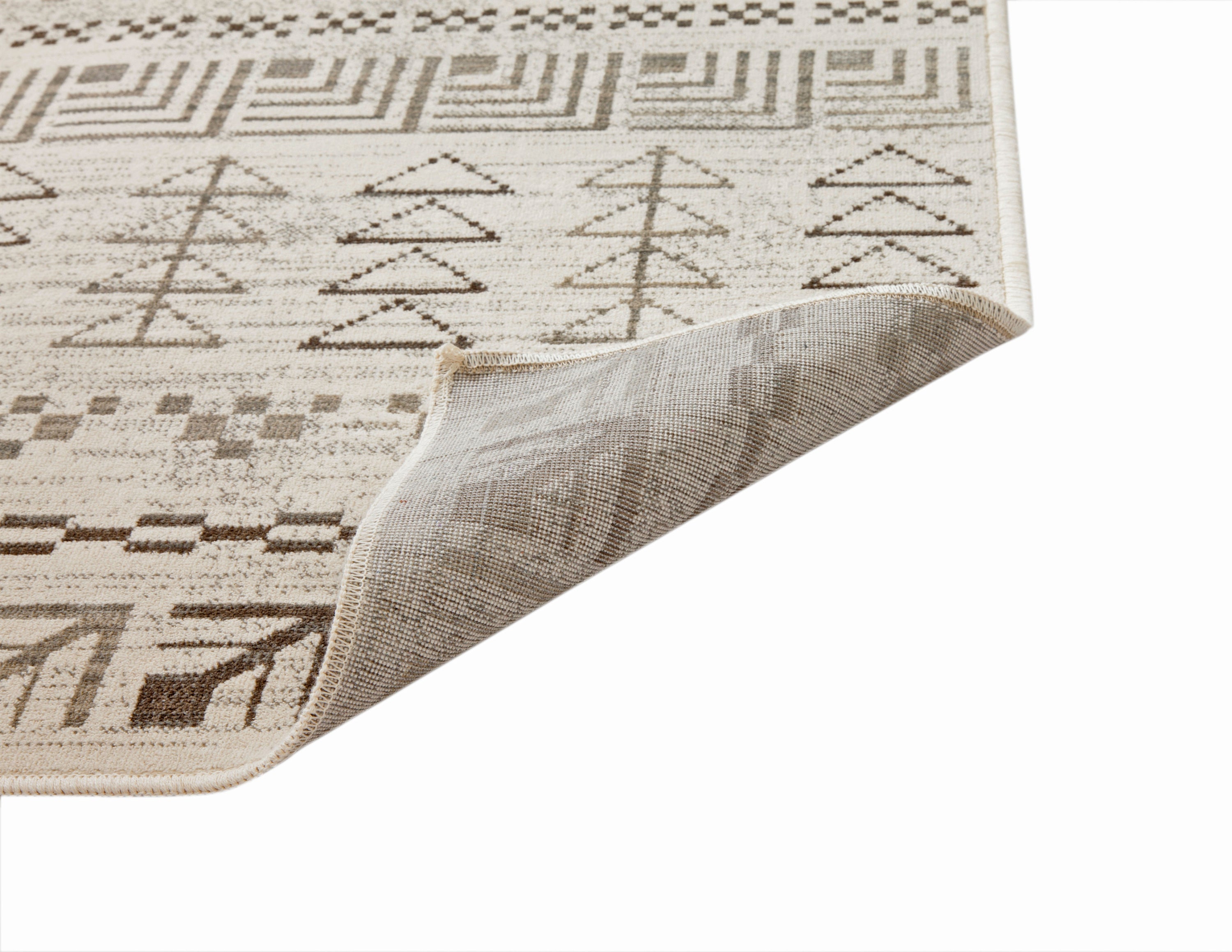 Amber Ivory Brown Natural Area Rug