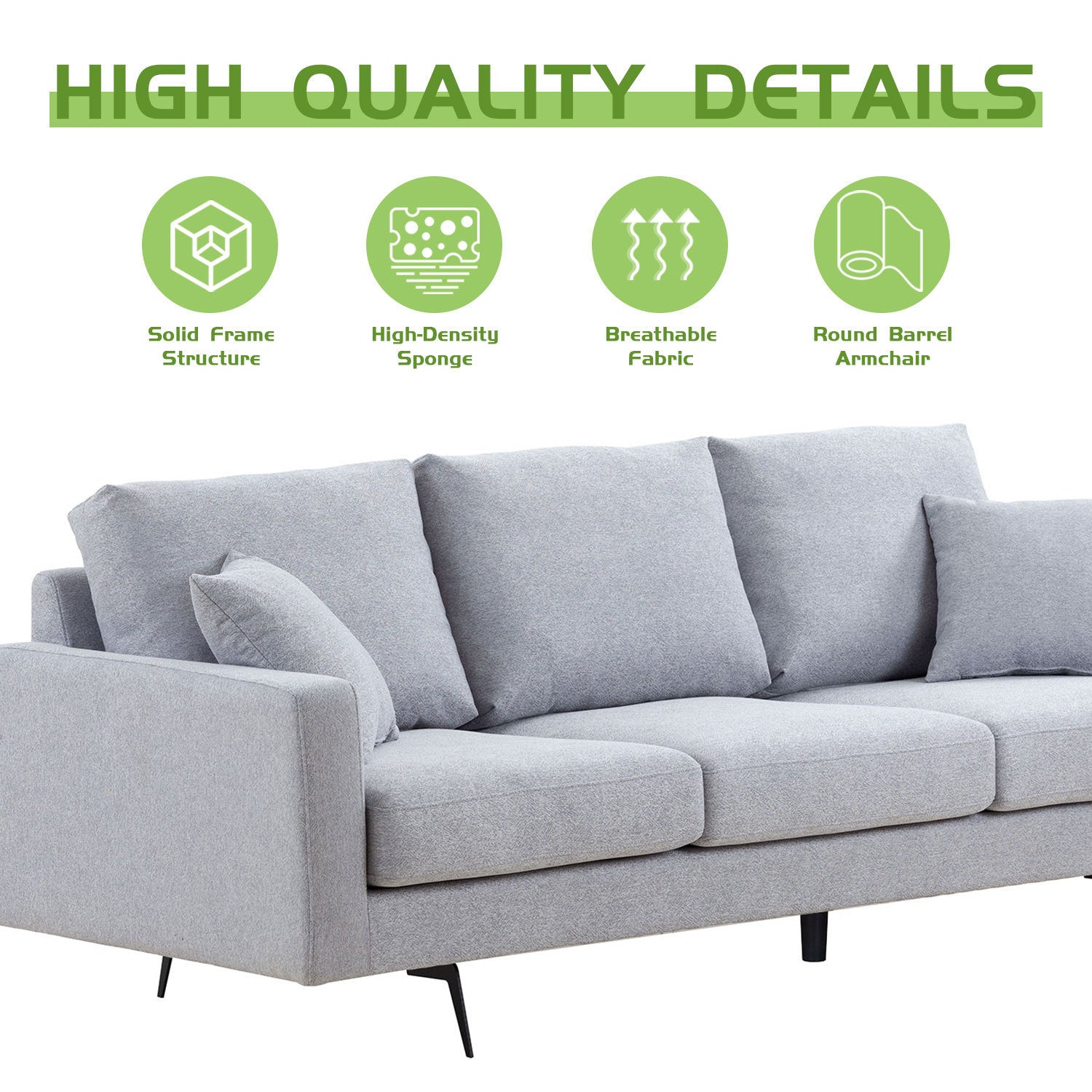 2 Pillows Sofa