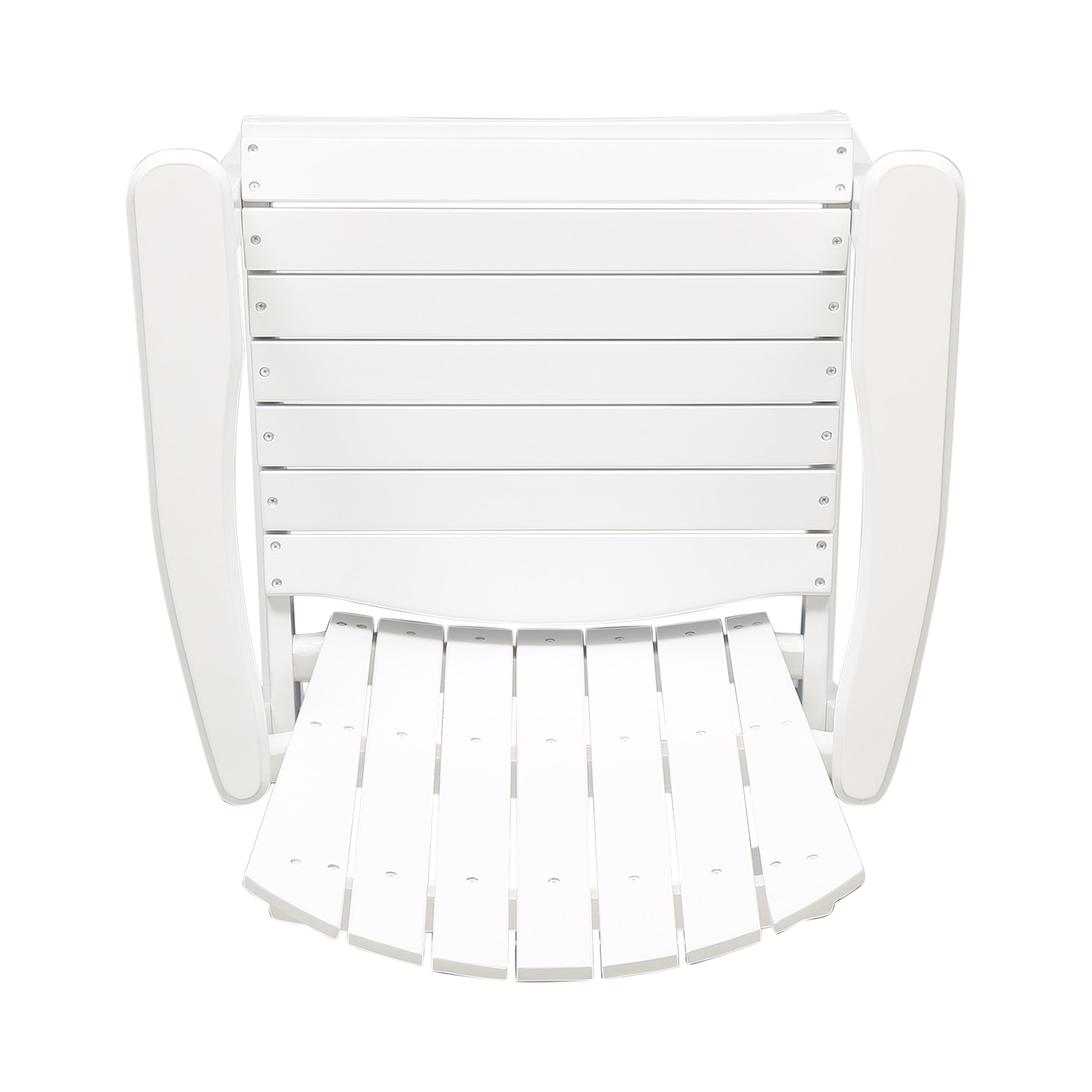 Outdoor Solid Wood Lounge Chair (Set of 2) - White