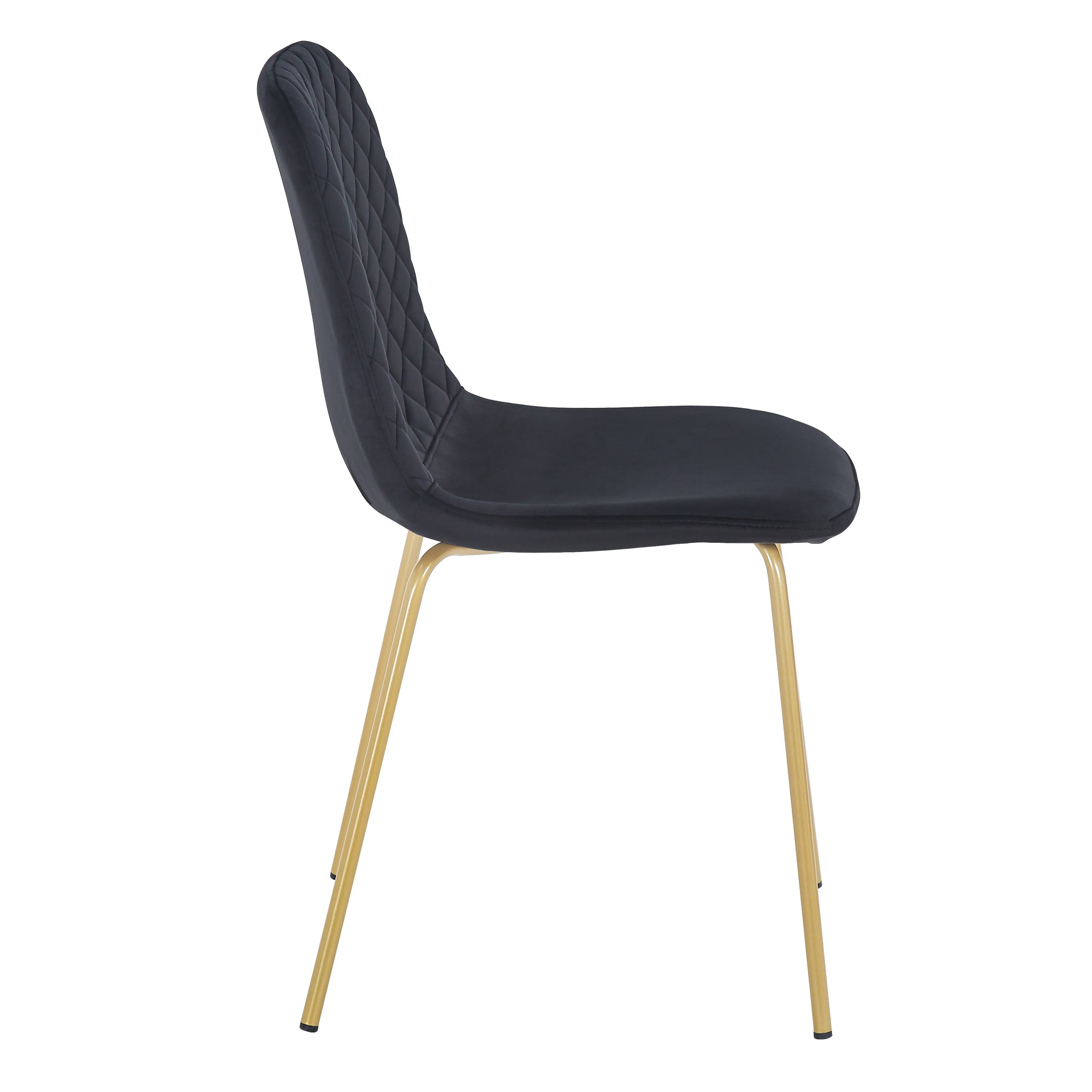 Black Velvet Dining Chair Set