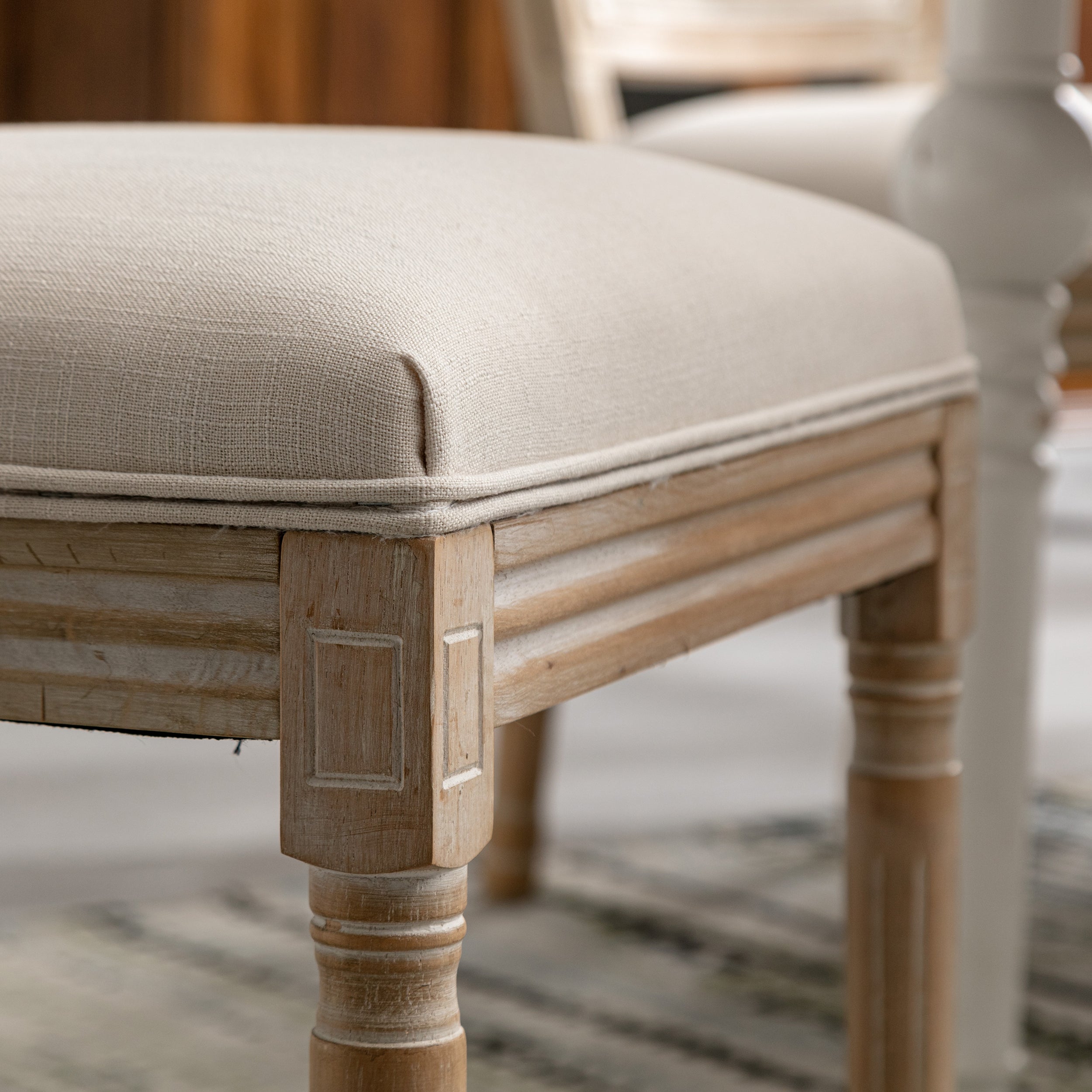 Antique Cream Linen Duo