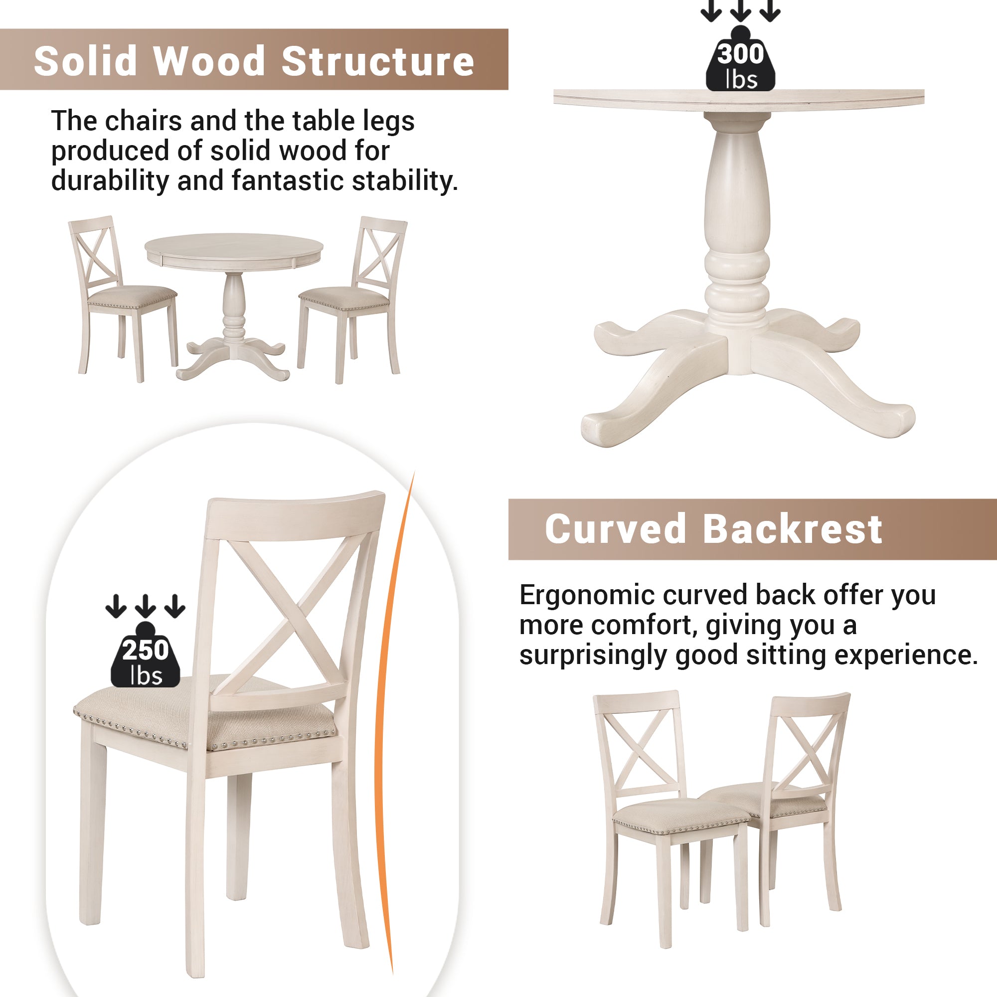 5 Piece Kitchen Table Set