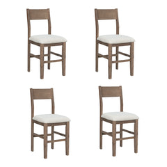 Farmhouse Counter Height Dining Chairs (Set of 4) - Brown