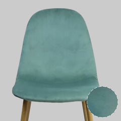 Mid Century Modern Side Dining Chairs (Set of 4) - Light Green