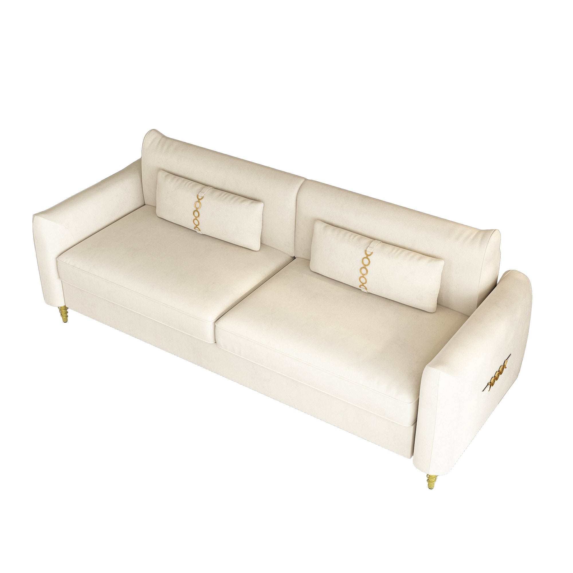 Velvet Upholstered Sofa