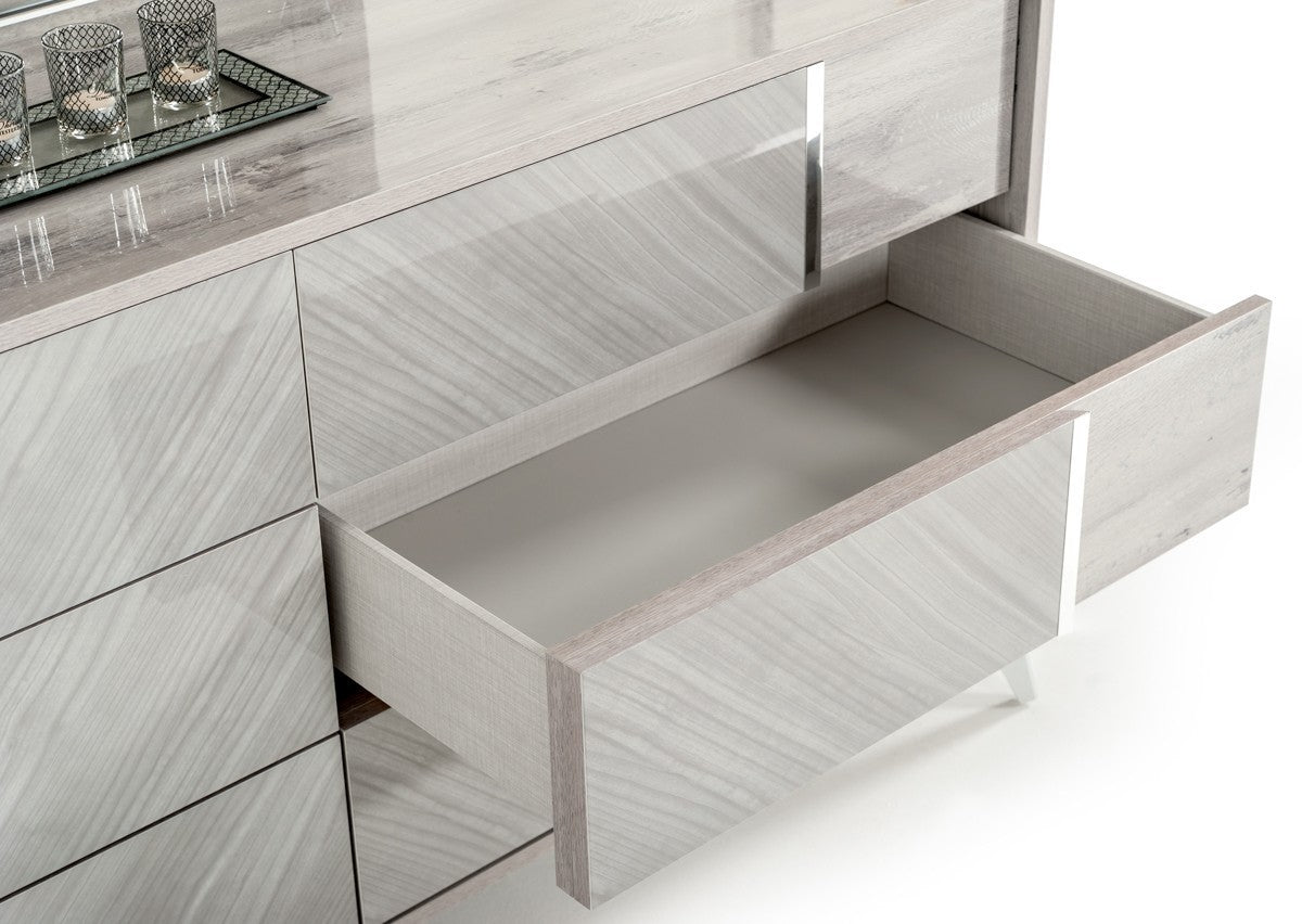 Italian Modern Grey Dresser